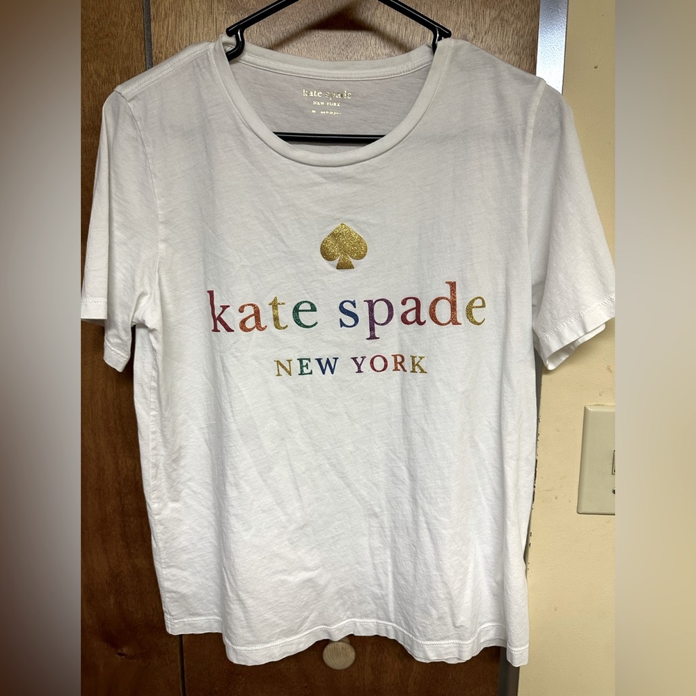 Women’s medium Kate spade t-shirt. Rainbow!🌈